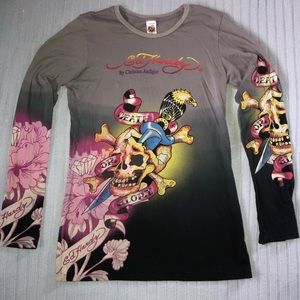 ed hardy women’s long sleeve t shirt 💸💕
